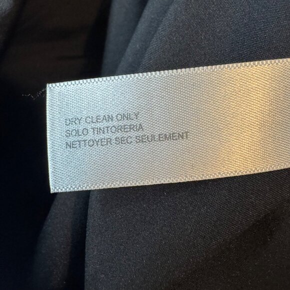 Eloquii Ruched 3/4 Sleeve Blazer Womens Black Open Front Shawl Collar Size 22 - Picture 7 of 15